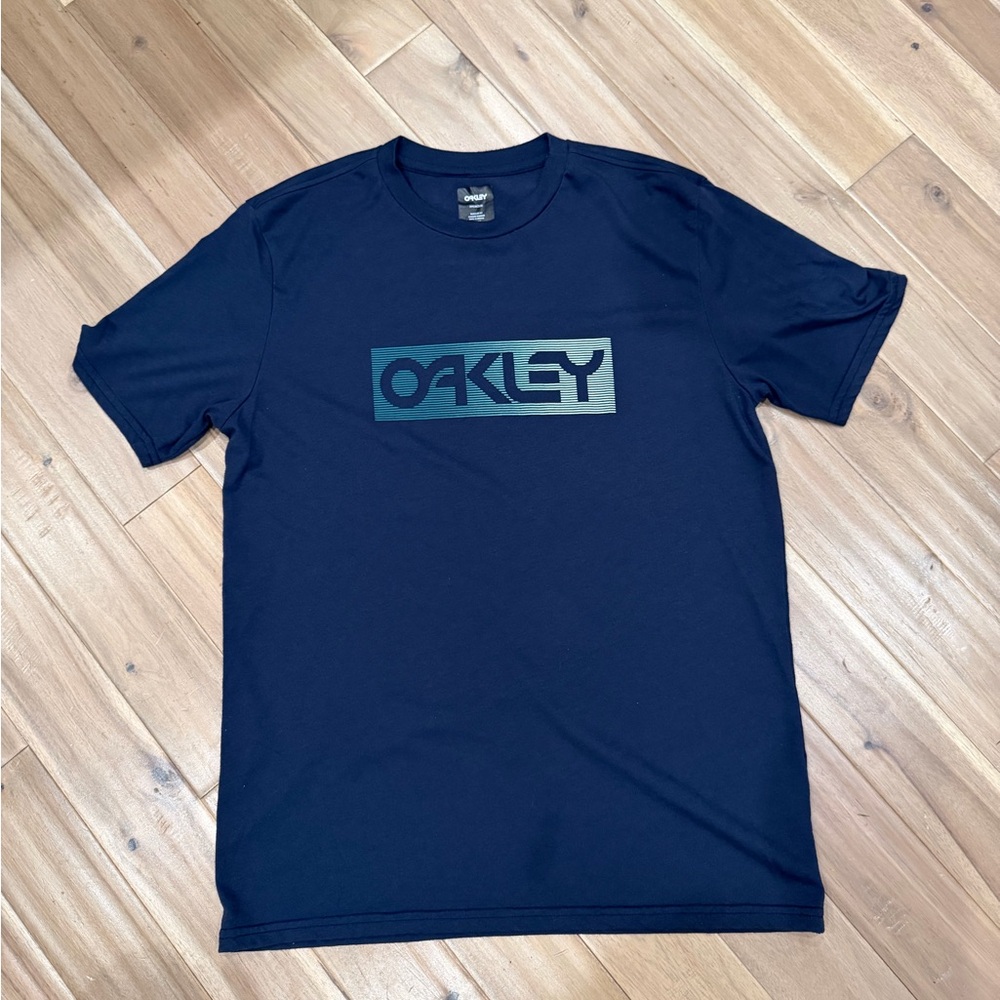 Oakley Men's Dark Blue Graphic Tee
